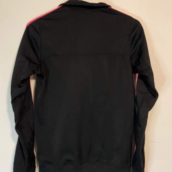 Black Adidas Zip Up Athletic Sweater - Picture 2 of 4